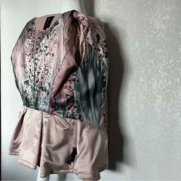 Ted Baker Touch of Cashmere Wool Blend Blazer Sz 3 Luxury European Chic Designer - Picture 13 of 16